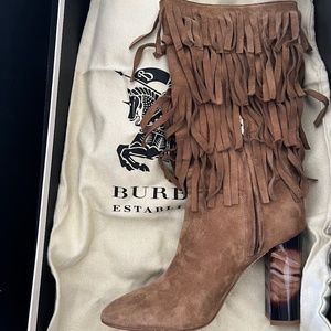 Burberry “Girl About Town Jazmine Boot with Fringe”
